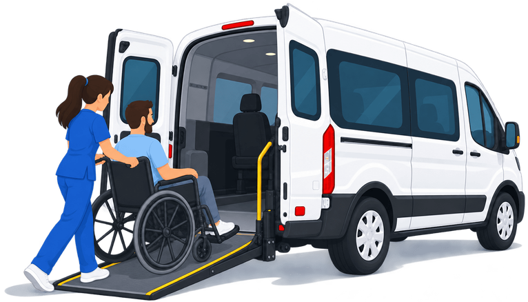 Lien Rides transportation van