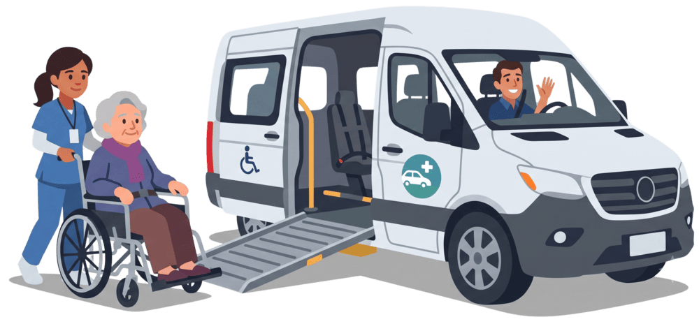 Lien Rides transportation van
