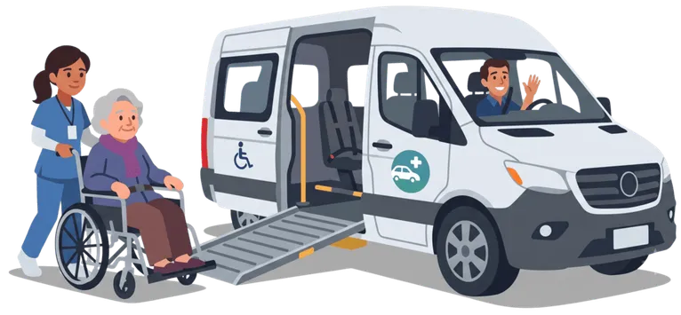 Lien Rides transportation van