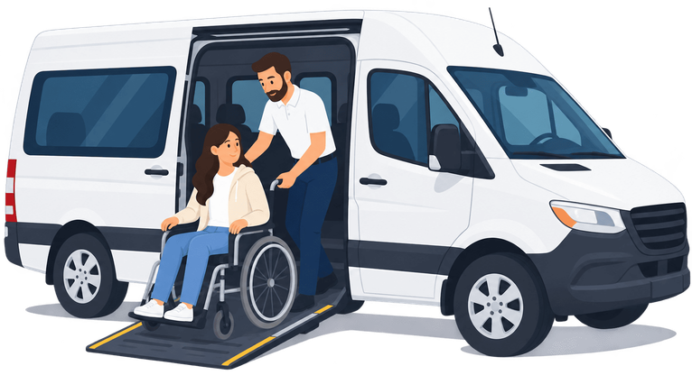 Lien Rides transportation van